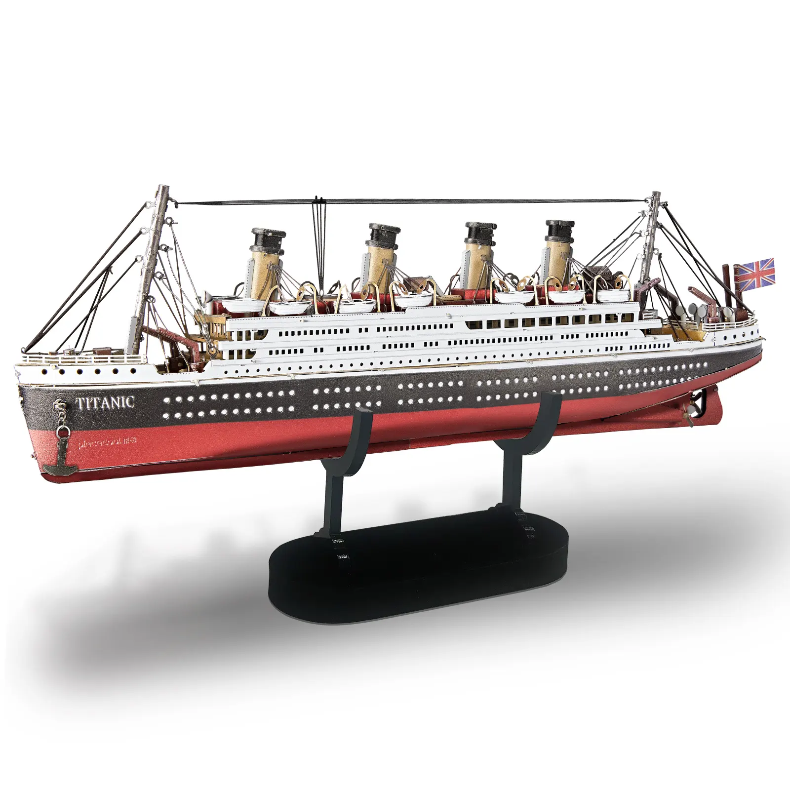 Piececool sıcak satış 3D deniz taşıtları modeli yapı kiti hediye Metal modeli DIY TITANIC 3D bulmaca aile için zaman