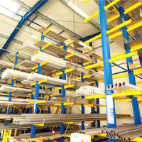 Estantería Cantilever para Almacén, de Gran Demanda, Estanterías Industriales para Supermercados y Mercado Mayorista