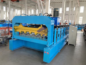 Haute vitesse 1200mm largeur d'alimentation rouleau de pont en métal automatique formant la machine noyau de pompe à moteur à noyau de roulement d'engrenage en acier coloré - Product Image 3