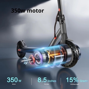 Monopattino Elettrico JLM N7 PRO con Batteria 36V 10.4Ah, Telaio in Lega di Alluminio Pieghevole, Doppia Sospensione, Carico Massimo 120kg, Vendita Diretta dalla Fabbrica - Product Image 3