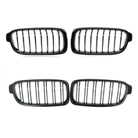 Nouvelle calandre pour Série 3 F30/F35 2012-2019 M3 Noir brillant ABS Ajustement direct 320i/328i/335i Berline 100% compatible