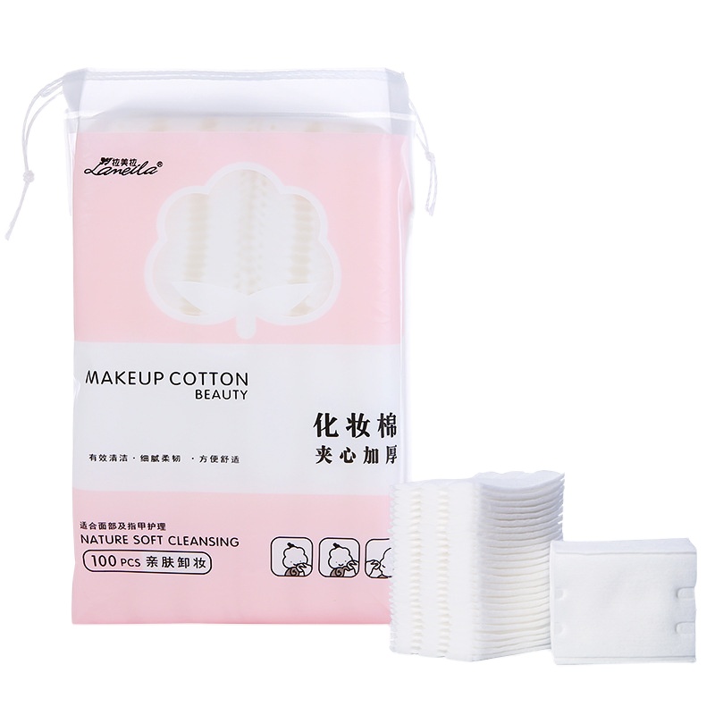 100/222 набор кистей для макияжа из хлопка двойная сторона 3 слоя для макияжа ватные диски на одной стороне косметическое удалить ватные диски, инструменты для макияжа