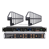 Système de distribution d'antennes de microphone UHF professionnel R210, réception stable sur de longues distances, distributeur de signal