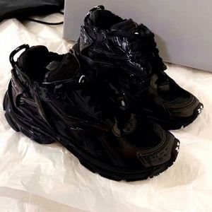 Luxury Fashion Trend Breathable Lace-up Soft Soled Cushioned Running <b>Shoes</b> Mesh Fabric Lightweight Sneakers Balenciages - Product Image 2