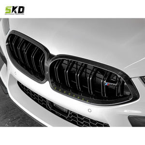 <span class=keywords><strong>Precio</strong></span> al por mayor Parrilla para <span class=keywords><strong>BMW</strong></span> <span class=keywords><strong>M8</strong></span> Serie F91 F92 2019 + Parrillas de coche de rejilla delantera de estilo OEM de fibra de carbono seco - Product Image 3