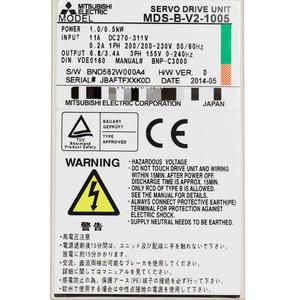 Unidad de Servoaccionamiento Mitsubishi MDS-<span class=keywords><strong>B</strong></span>-V2-1005 Usada con 1 Año de Garantía, MDSBV21005, Probada y en Buen Estado - Product Image 2