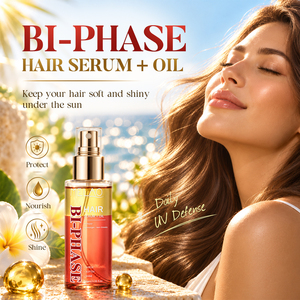 Sérum et huile capillaires biphasés à marque privée, spray de soin capillaire anti-UV, traitement anti-frisottis, brillance, soin sans rinçage, huile pour la croissance des cheveux - Product Image 4