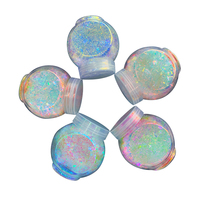 Pigment en flocons d'opale irréguliers – Flocons iridescents, caméléon et « Aurora » pour manucure à la poudre (dip powder)