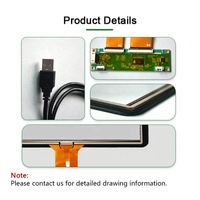 Pantalla Táctil Capacitiva Multitáctil de Grado Industrial Personalizada de 17.3 Pulgadas con Cristal AG AR AF, Kit de Panel de Pantalla Táctil para Pantalla LCD