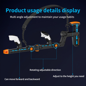 Nouvelle version de l'expérience de jeu VR, <span class=keywords><strong>jeux</strong></span> VR magnétiques, crosse de fusil pour <span class=keywords><strong>Meta</strong></span> <span class=keywords><strong>Quest</strong></span> 2/3/3s/<span class=keywords><strong>pro</strong></span>/3, accessoires VR, cadeau de Noël - Product Image 3