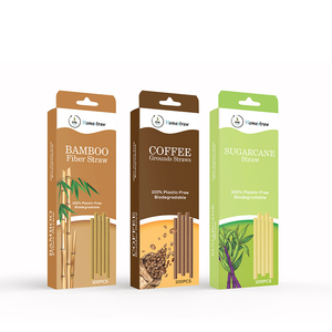 Pajitas <span class=keywords><strong>de</strong></span> <span class=keywords><strong>caña</strong></span> <span class=keywords><strong>de</strong></span> azúcar reutilizables, respetuosas con el medio ambiente, biodegradables, a la moda, ecológicas, para beber - Product Image 6