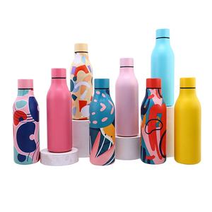 Nuevo Modelo 2022 Yilan Q124, Botella de Agua Fría Aislada para Automóvil, Portátil, Térmica, Brillante, con Impresión UV, de Acero Inoxidable 304, para Deportes al Aire Libre - Product Image 3