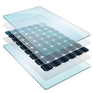 Revêtement de feuille photovoltaïque, panneau solaire en verre, verre trempé / Matières premières pour panneau solaire - Product Image 5