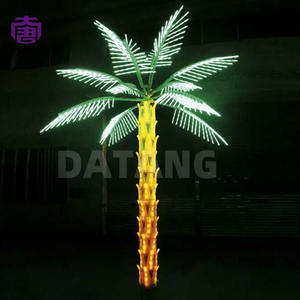 Luz LED Cálida con Forma de Palmera para Navidad, Material Plástico para Interiores/Exteriores, Decoración de Paisajes y Festivales - Product Image 6