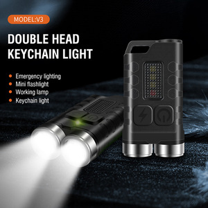 1000 Lumens EDC Mini Đèn pin ánh sáng đèn pin 12 chế độ đa chức năng Túi UV đèn pin với <span class=keywords><strong>Redline</strong></span> ánh sáng - Product Image 4