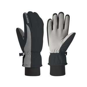 Gants de ski pour femmes, 5 doigts, compatibles écran tactile, imperméables, isolés thermiquement, légers, chauds, doublure intérieure longue en polaire pour le ski - Product Image 4