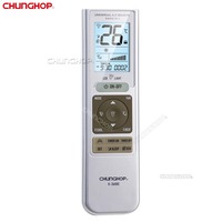 Control Remoto Universal para Aire Acondicionado con Bloqueo de Temperatura K-3688E, Código Fijo, Función Automática, 16 Botones y Temporizador
