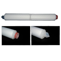 Cartouche filtrante à membrane plissée PP 30 pouces 0,22 0,45 micron pour la filtration des liquides dans l'industrie alimentaire/boissons/produits chimiques