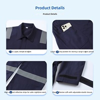 Vêtements de travail personnalisés pour hommes, uniforme de travail, vêtements de travail industriels, vêtements respirants en coton pour le travail en usine