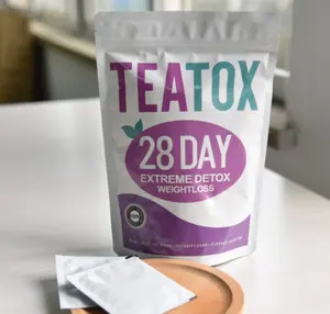 Chá para emagrecer Teatox 28 dias de desintoxicação extrema para perda de peso