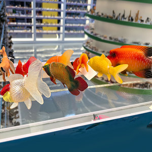 Küçük gerçekçi <span class=keywords><strong>PVC</strong></span> katı tropikal Sealife modeli plastik <span class=keywords><strong>Goldfish</strong></span> oyuncak - Product Image 2