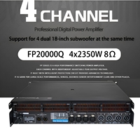Amplificateur DJ professionnel MALOX High Power FP-14000 4 canaux en métal 16000W pour subwoofer, montage en rack pour scène et spectacles en direct