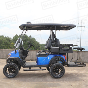 Shininglsv Mini Wagon, Carrello da <span class=keywords><strong>Golf</strong></span> Elettrico con Batteria al Piombo 48V, Motore 5KW, 4 Posti, Nuovo Design Certificato EEC DOT GCC - Product Image 5