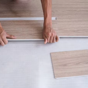 Durable 20 <span class=keywords><strong>Mil</strong></span> Impermeable Lujo Vinilo Tablón Híbrido Suelo Impermeable Spc Click Floor - Product Image 1