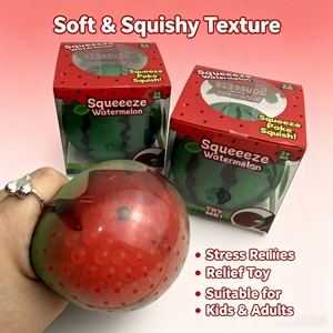 Cute Needoh Watermelon Fidget <b>Toy</b> for Stress Support Sensory Calm and Portable <b>Desk</b> Fun with Soft Squishy Texture Anytime - Product Image 2