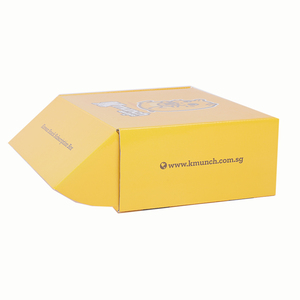 Caja de envío personalizada, caja de correo de embalaje de ropa de zapatos, caja de franqueo de cartón de embalaje <span class=keywords><strong>amarillo</strong></span> con logotipo - Product Image 5