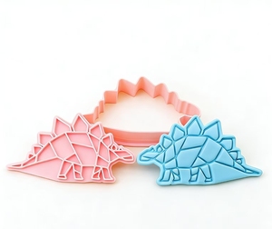 Emporte-pièces 3D en forme de Tyrannosaurus <span class=keywords><strong>Rex</strong></span> et Triceratops, moules à pâte à modeler DIY - Product Image 4