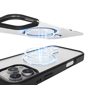 Nueva Funda Magnética Transparente de Acrílico <span class=keywords><strong>CK</strong></span> de Alta Calidad y Grosor para iPhone 17 Pro Max, Carga Inalámbrica, Cubierta Trasera Desmontable - Product Image 3