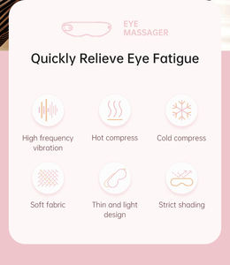Le masseur électrique vibrant intelligent rechargeable de soin d'oeil avec la compression de la chaleur soulagent la fatigue oculaire - Product Image 6