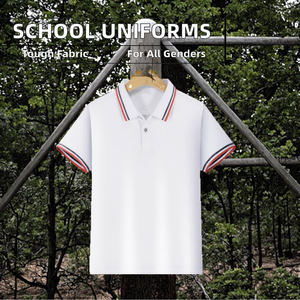 Uniformes Escolares de Alta Calidad 100% Poliéster Unisex, Vestidos Polo de Manga Corta, Pantalones Deportivos, Uniformes de Graduación de Otoño y Verano - Product Image 2