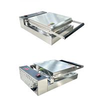 Machine à cornets de crème glacée à motifs personnalisés, plaques en aluminium, équipement pour cornets de gaufres croustillantes en sucre, pour usage commercial