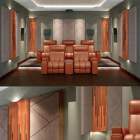 Panneaux acoustiques en tissu pour la réduction du bruit, isolation phonique, home cinéma, salle HIFI, panneaux acoustiques muraux