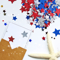 Autocollants étoiles patriotiques en mousse pailletée, fournitures de bricolage pour projets sur le thème du 4 juillet, Jour de l'Indépendance, scrapbooking, 200 pièces