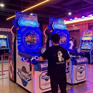 Machine de boxe électronique d'arcade à monnayeur pour entraînement de force et divertissement de rue - Product Image 5