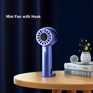 2024 New Arrival USB Mini Fan 3 Speed Wind Air Cooling Portable Desktop Handheld With Rechargeable Feature and <strong>Holder</strong> - Product Image 2