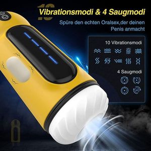 أحدث إمدادات للماء لعبة الرجال الكبار الكهربائية ستروكر التلقائي تلسكوبي ضربة وظيفة آلة مع أدى الاستمناء - Product Image 2