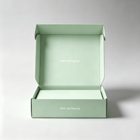 Emballage personnalisé en carton ondulé rose pour cosmétiques, boîte d'expédition postale pour produits de beauté avec logo