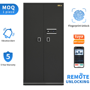 <span class=keywords><strong>Caja</strong></span> <span class=keywords><strong>Fuerte</strong></span> de Lujo, Resistente al Fuego, con Cerradura Electrónica de Huella Dactilar, Gran Espacio de Almacenamiento, <span class=keywords><strong>para</strong></span> Hogar u Oficina - Product Image 2
