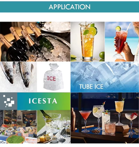 Macchina Industriale per la Produzione di Ghiaccio a Tubo in Cina, Capacità 1-2 Tonnellate con Compressore Bristol e Motore - per Vendita in Cambogia - Product Image 3