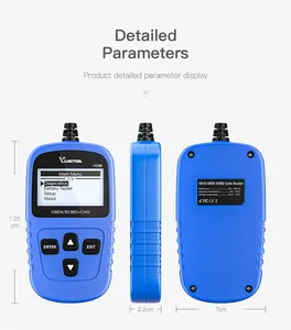 2024 Vdiagtool VD10车载诊断2扫描仪汽车代码阅读器车载诊断2扫描工具检查发动机故障代码读取PK CR3001 319 ELM327 AD310