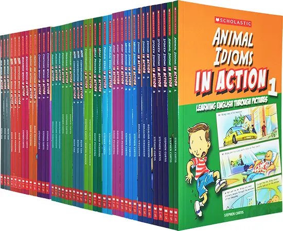 In Action Words/Idioms/Phrases set of 42 volumes