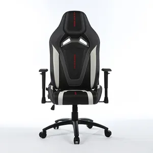 Chair for Gaming Reclining Gaming Chair Space Capsule Design 2D Adjustable Armrest Gaming Chair With Black Painting Metal Base