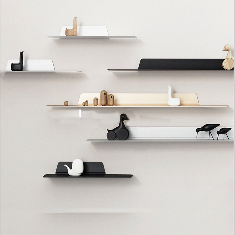 Настенная декоративная полка из кованого железа, перегородка для гостиной, фоновая настенная полка для телевизора, современная настенная книжная полка в скандинавском стиле