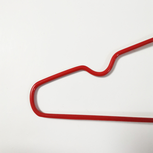 Cintres en fil d'acier inoxydable revêtu de <span class=keywords><strong>PVC</strong></span> coloré, vente en gros, pour le rangement de vêtements et le linge - Product Image 4