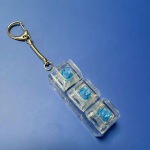 Llavero Fidget Personalizado con Tecla de Botón, 1/2/<span class=keywords><strong>3</strong></span>/4/9 Teclas, Juguetes de Descompresión <span class=keywords><strong>para</strong></span> Teclado, Patrón Rectangular DIY, Alivio del Estrés, Pasatiempo - Product Image 4