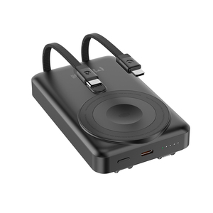 Banco de Energía Magnético Miccell de 10000 mAh con Cables USB-C Integrados, Carga Rápida de 22.5 W, <span class=keywords><strong>Cargador</strong></span> Portátil <span class=keywords><strong>para</strong></span> iPhone, Ideal <span class=keywords><strong>para</strong></span> Viajes - Product Image 1